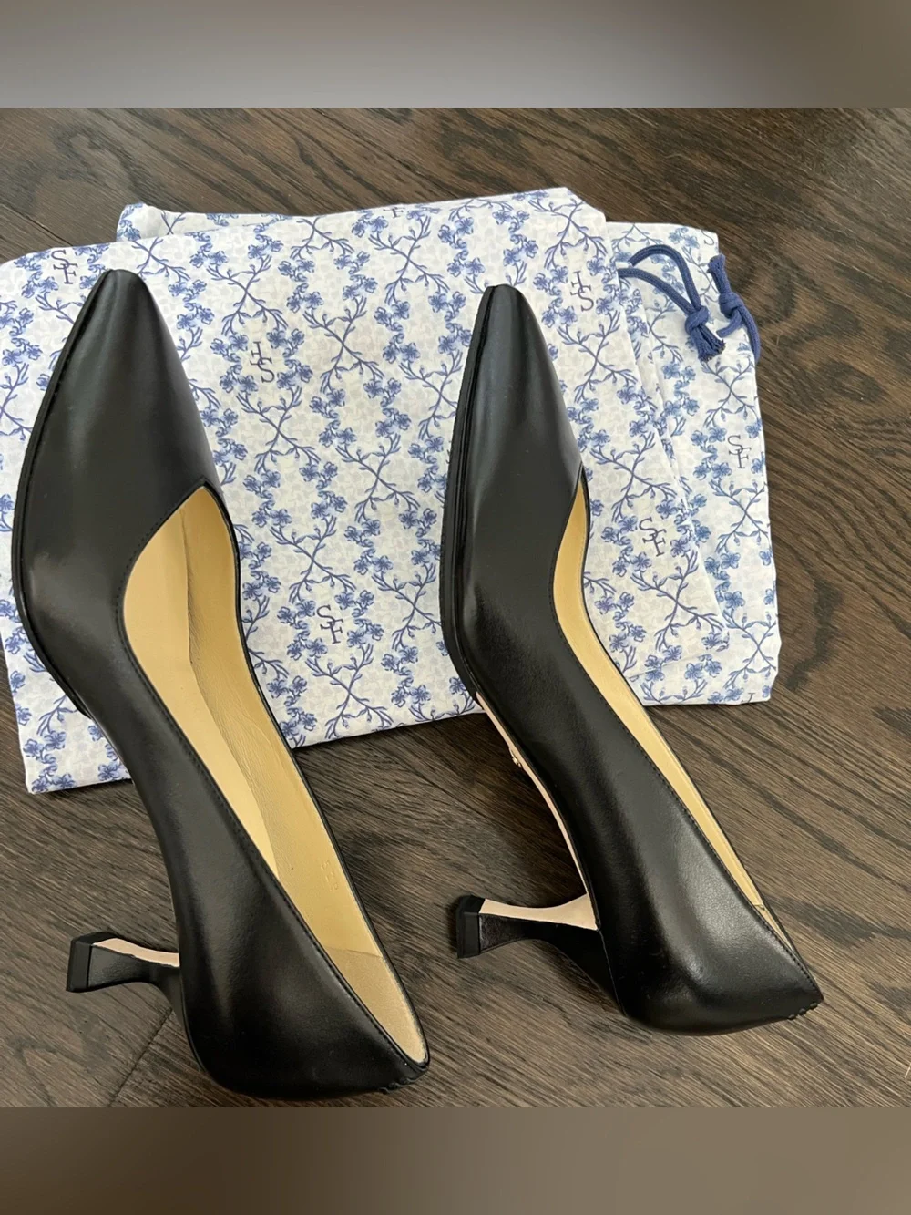 [Never Worn] Sarah Flint Perfect Kitten Pump 50 in Black Calf Sz US 7 (IT37)